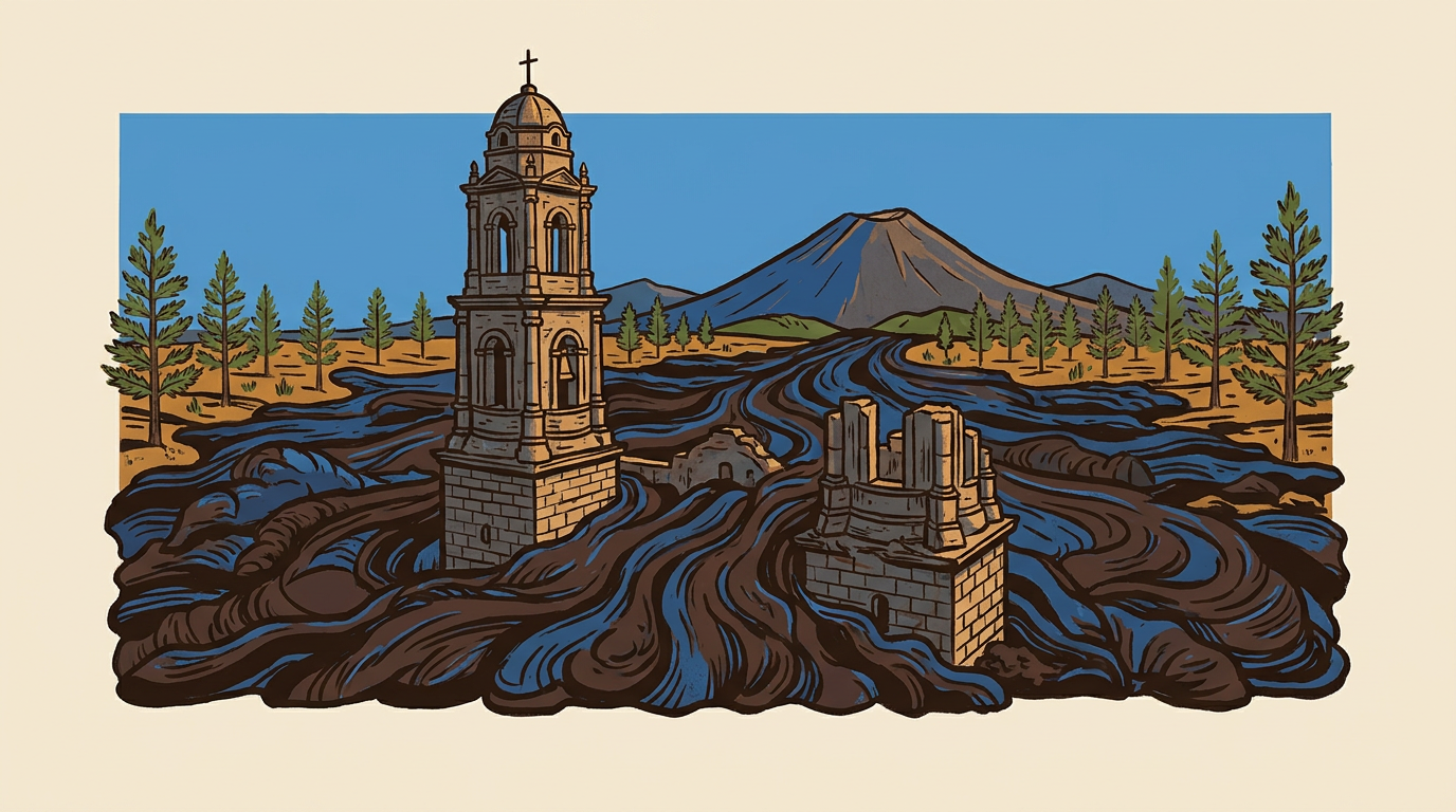 San Juan Parangaricutiro: el pueblo que la lava no pudo borrar