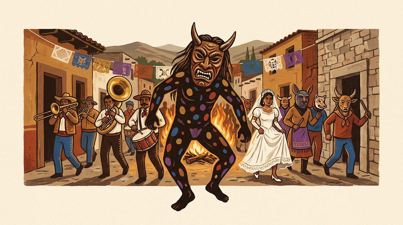 The Carnival of San Martín Tilcajete: When the Town Paints on Another Face