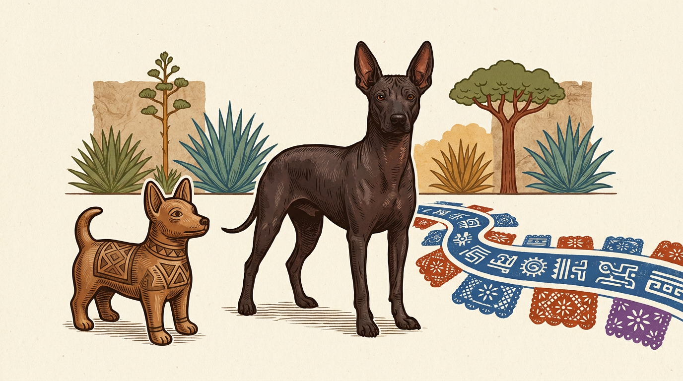 Xoloitzcuintle: el perro que caminó con Mesoamérica