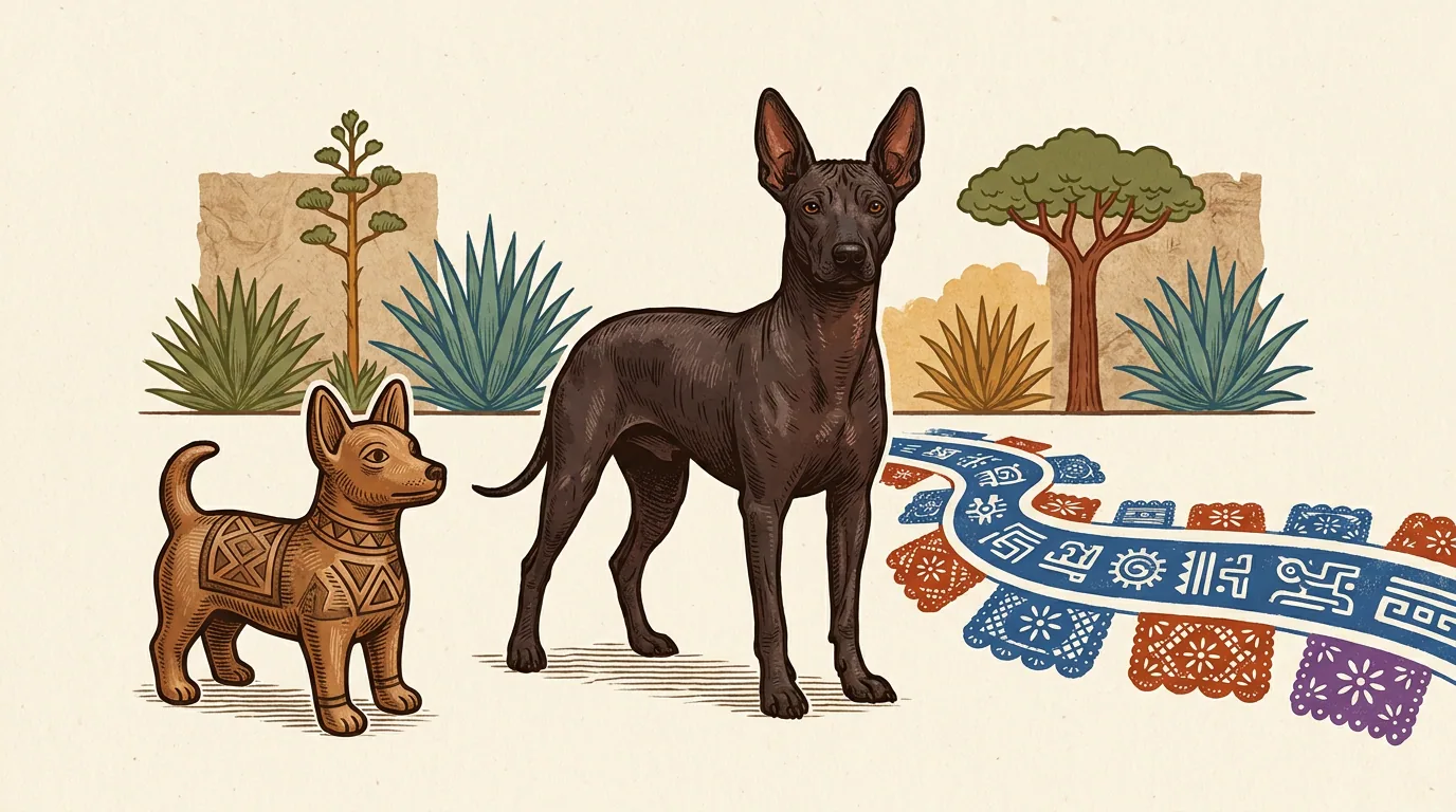 Xoloitzcuintle: el perro que caminó con Mesoamérica